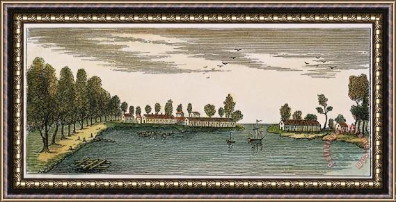 Others New Orleans, 1719 Framed Painting