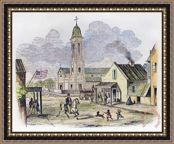 Others NEW ORLEANS, c1850 Framed Painting