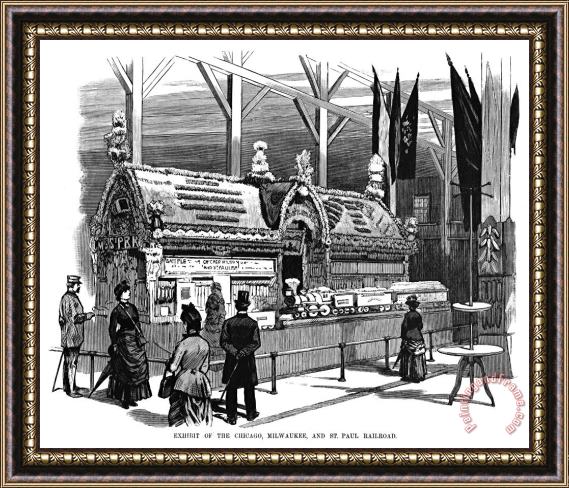 Others New Orleans Fair, 1884 Framed Painting