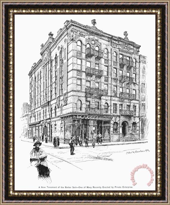Others New York City: Tenement Framed Print