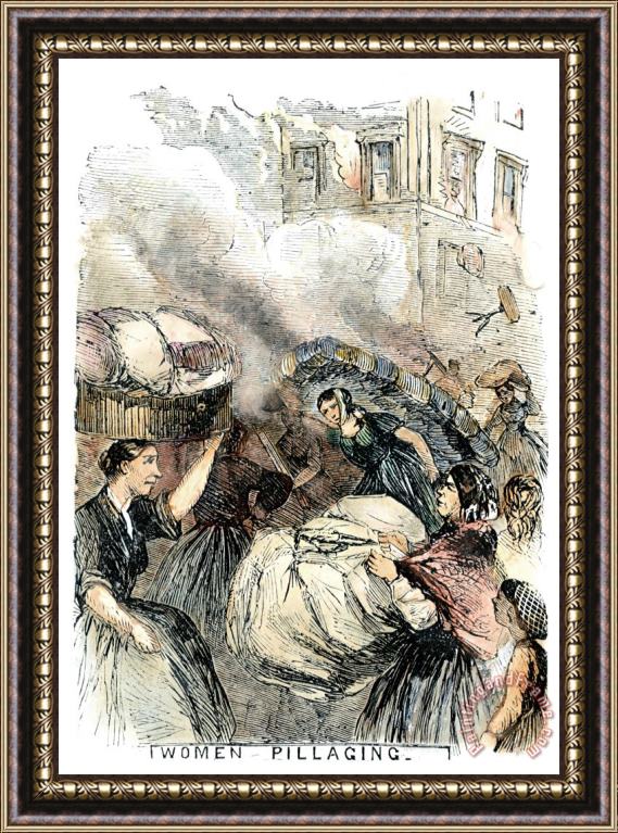 Others New York: Draft Riots 1863 Framed Print
