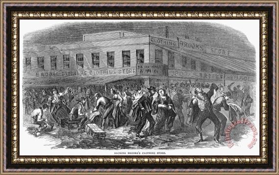 Others New York: Draft Riots, 1863 Framed Print