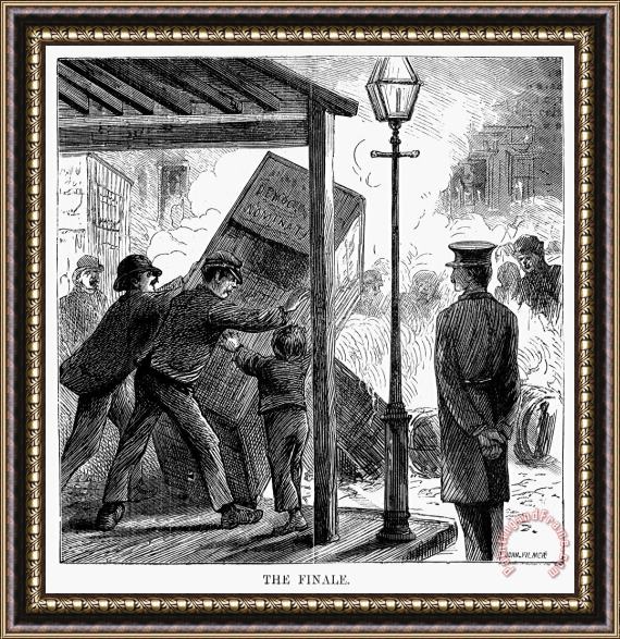 Others New York: Election Of 1870 Framed Print
