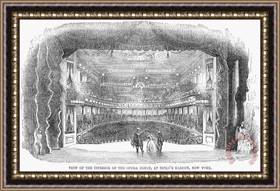 Others New York: Opera House Framed Painting