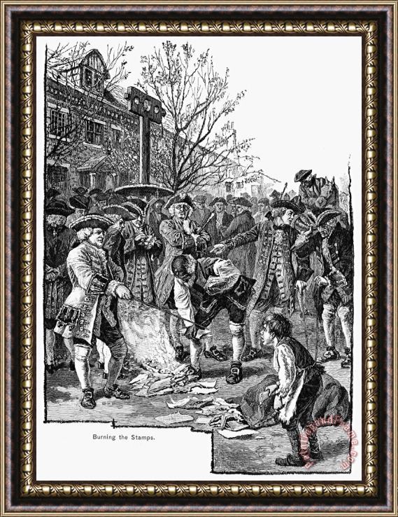 Others New York: Stamp Act, 1765 Framed Painting