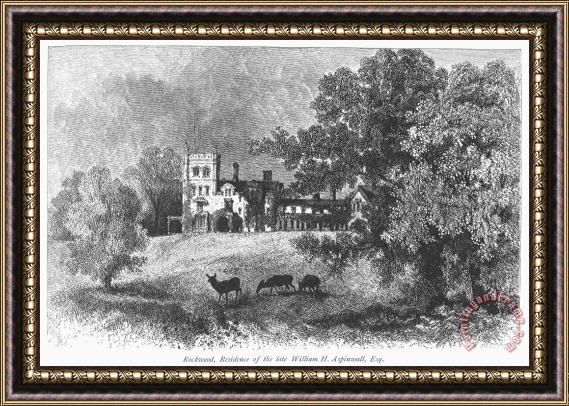 Others New York State: Villa Framed Painting