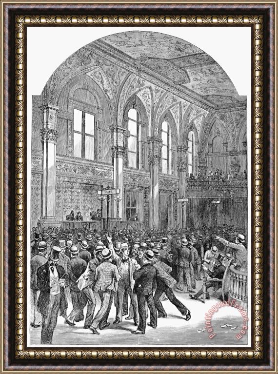 Others New York Stock Exchange Framed Painting