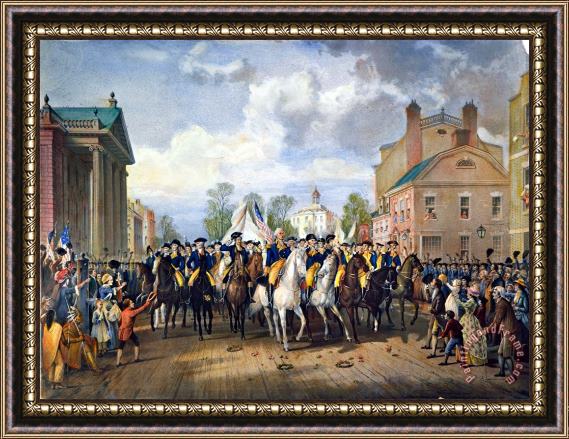 Others New York: Washington, 1783 Framed Painting