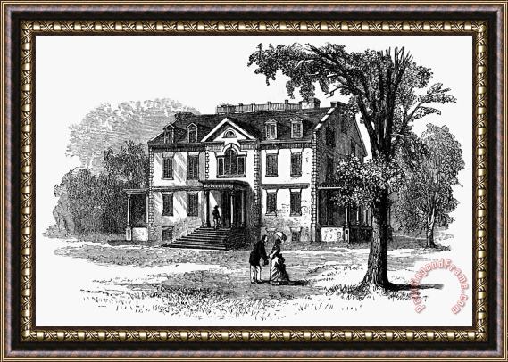 Others Newark: Schuyler Mansion Framed Painting
