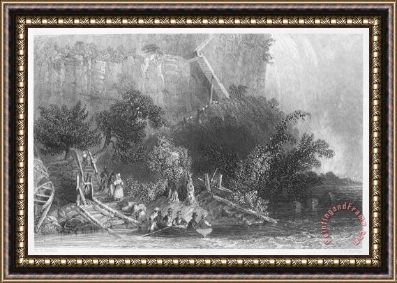 Others Niagara Falls, 1838 Framed Painting