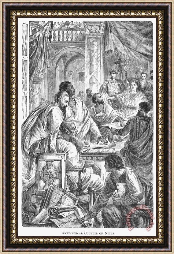 Others Nicaea Council, 325 A.d Framed Print