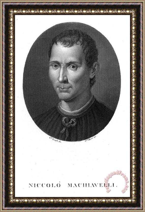 Others Niccolo Machiavelli Framed Print