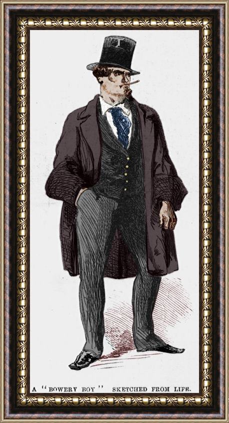 Others Ny Gangs: Bowery Boy, 1857 Framed Print