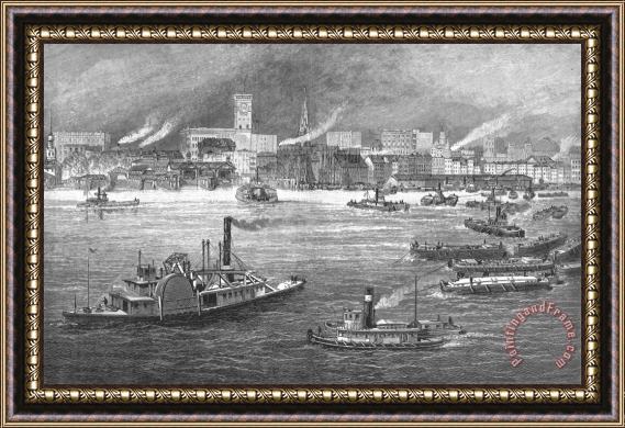 Others Nyc: The Battery, 1884 Framed Print