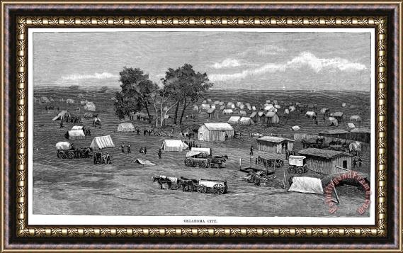 Others Oklahoma City, 1889 Framed Painting