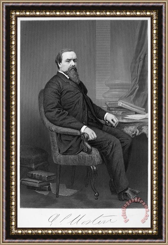 Others Oliver Morton (1823-1877) Framed Painting