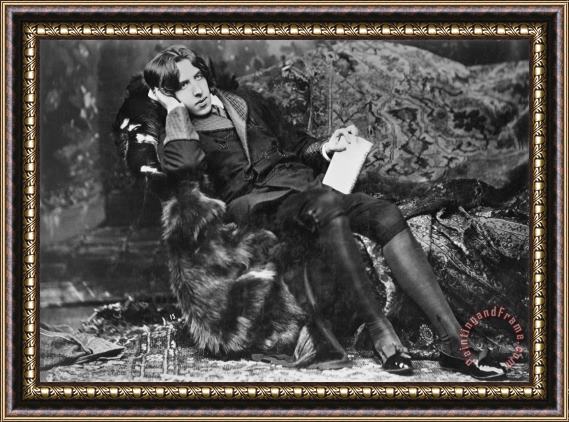 Others Oscar Wilde (1854-1900) Framed Painting