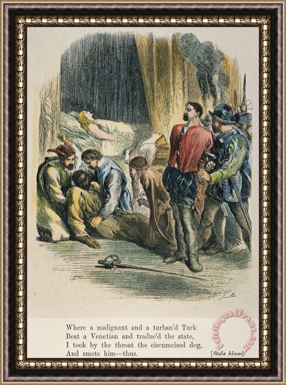 Others OTHELLO, 19th CENTURY Framed Print
