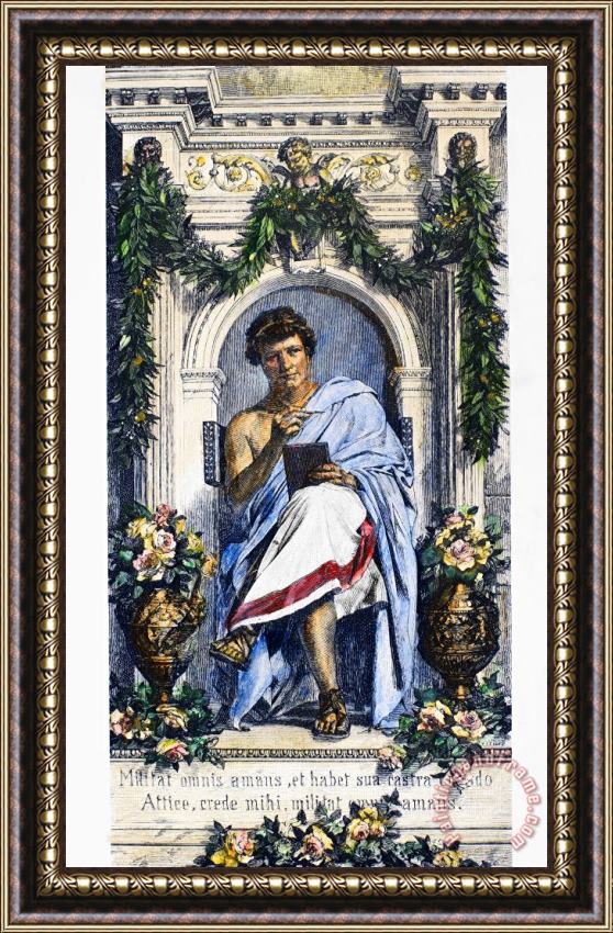 Others OVID (43 B.C.-c17 A.D.) Framed Painting