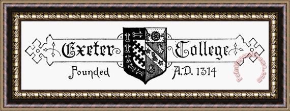 Others Oxford: Coat Of Arms Framed Painting