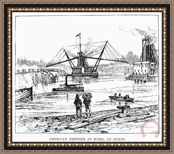 Others Panama Canal, 1888 Framed Painting