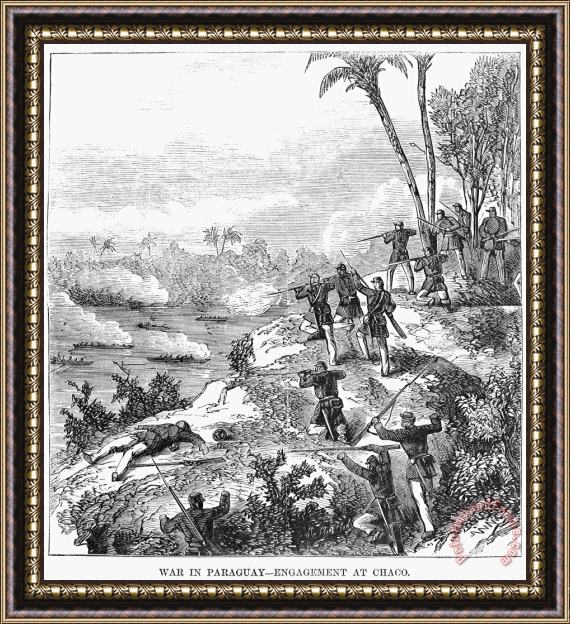 Others Paraguayan War, 1868 Framed Painting