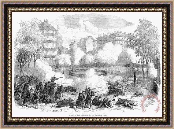 Others Paris Commune, 1871 Framed Painting