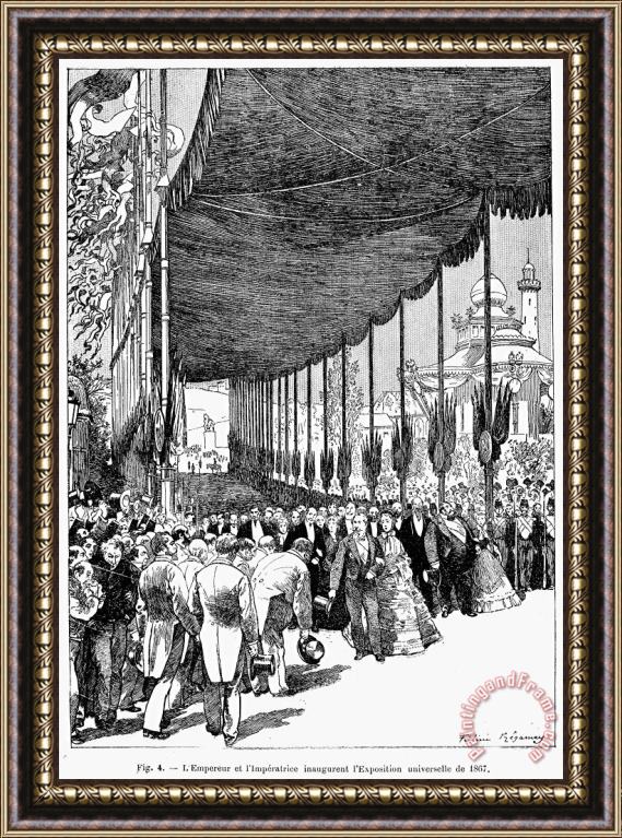 Others Paris: Exposition Of 1867 Framed Print