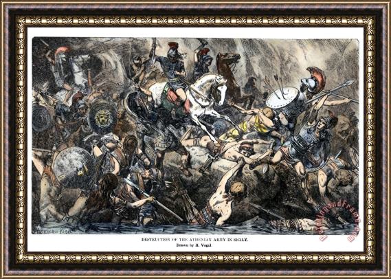 Others Peloponnesian Wars Framed Painting