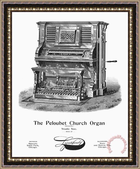 Others Peloubet Church Organ Framed Print