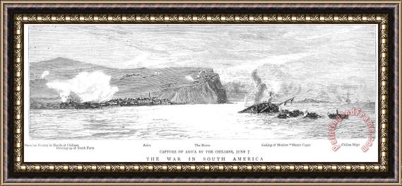 Others Peru: Arica, 1880 Framed Painting