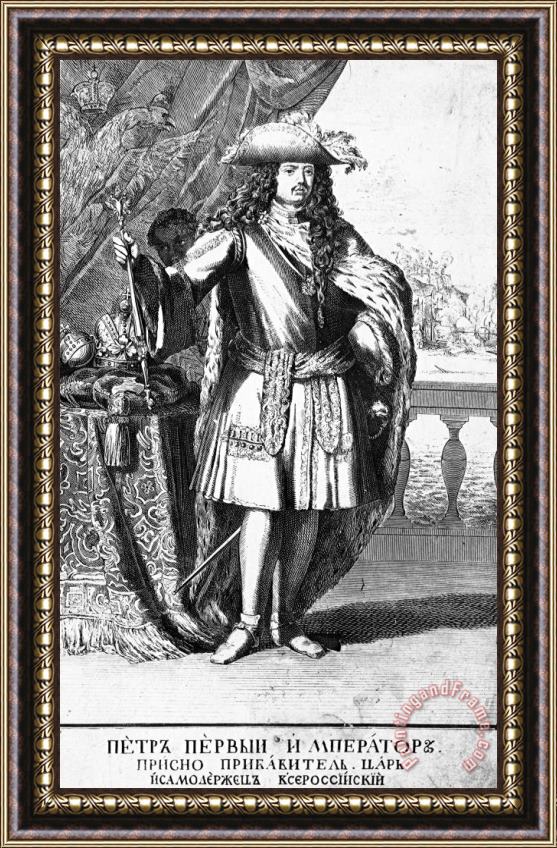 Others Peter I (1672-1725) Framed Print