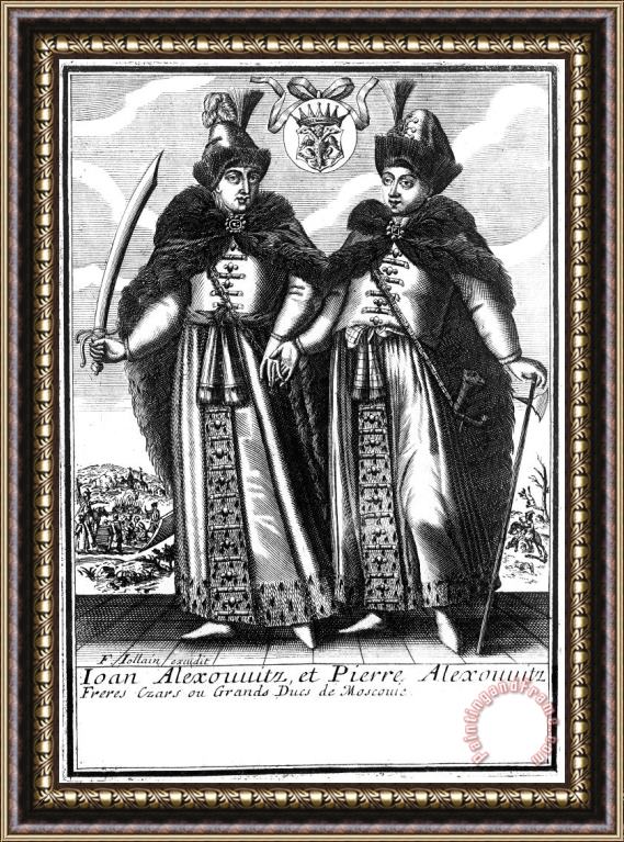 Others Peter I & Ivan V Framed Print
