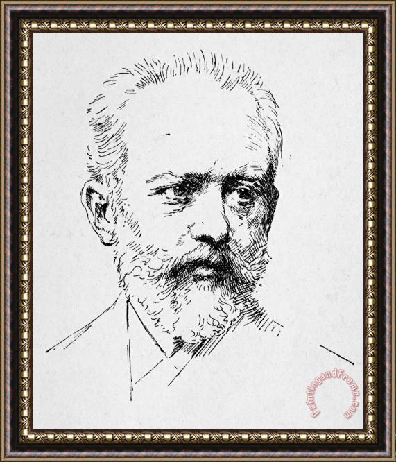 Others Peter Ilich Tchaikovsky Framed Painting