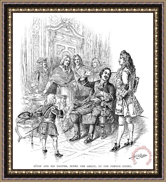 Others Peter The Great (1672-1725) Framed Painting
