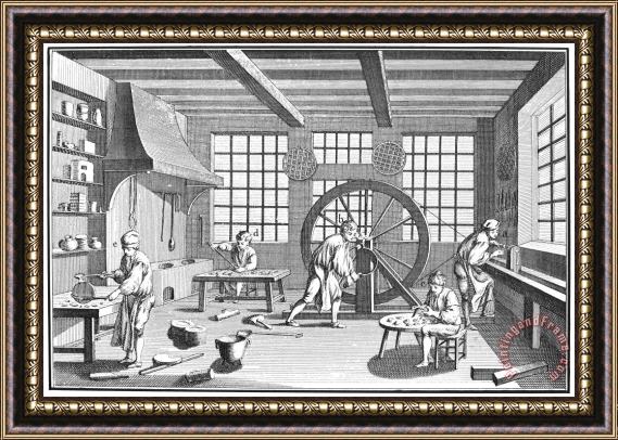 Others PEWTERWARE, 18th CENTURY Framed Painting