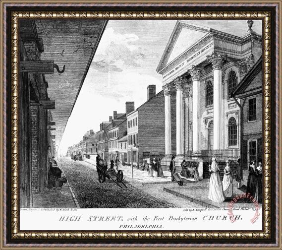 Others Philadelphia, 1799 Framed Painting