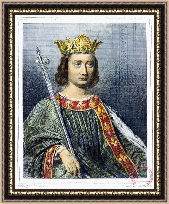 Others Philip Iv (1268-1314) Framed Painting