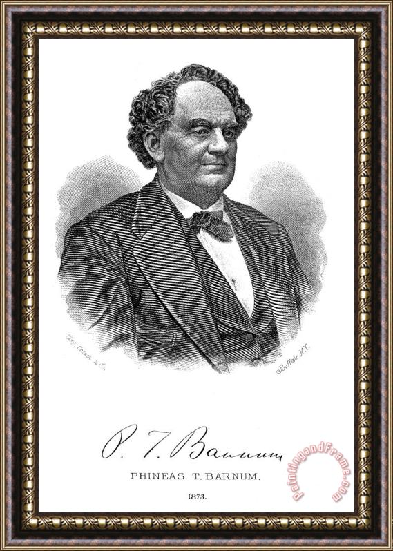 Others Phineas Taylor Barnum Framed Painting