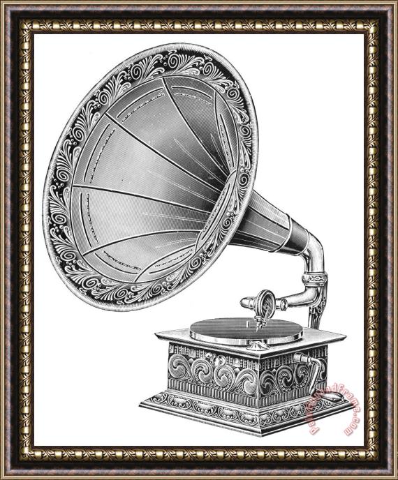 Others PHONOGRAPH, c1910 Framed Print