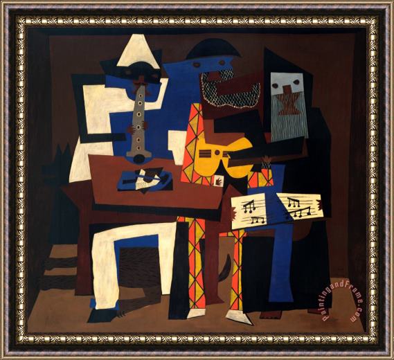 Others Picasso: Three Musicians Framed Print