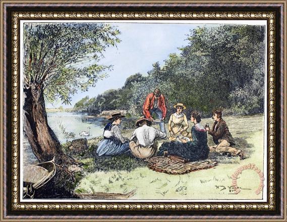 Others Picnic, 1885 Framed Print
