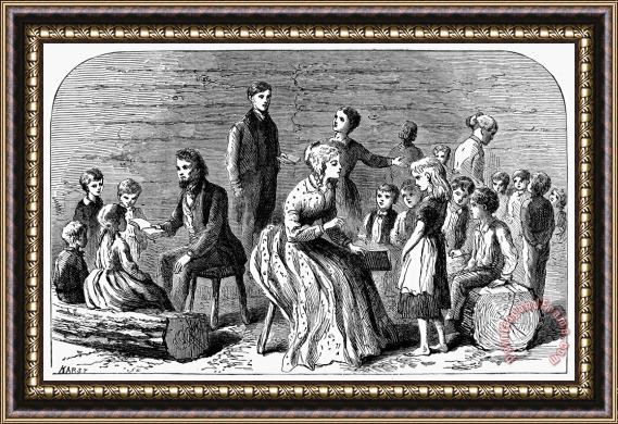 Others Pioneer Sunday School Framed Painting