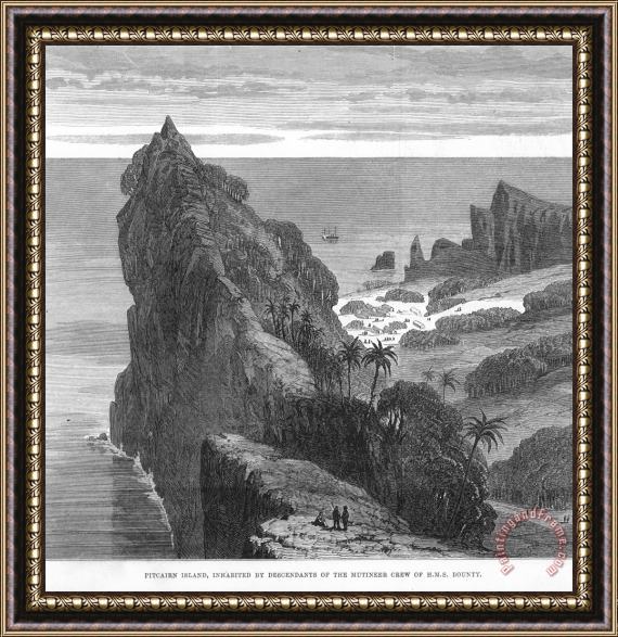 Others Pitcairn Island Framed Painting
