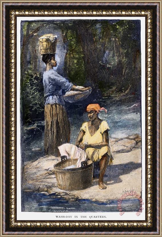 Others Plantation Life, 1886 Framed Painting