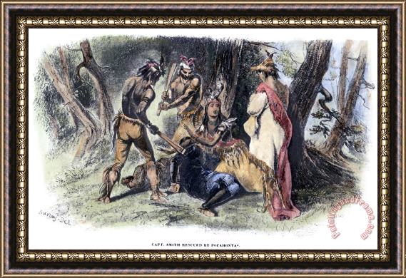 Others Pocahontas (1595?-1617) Framed Print