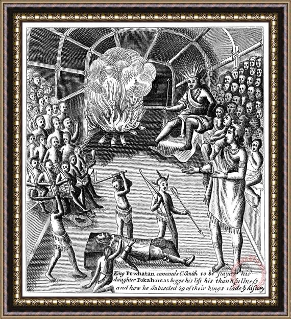 Others Pocahontas (1595 -1617) Framed Print
