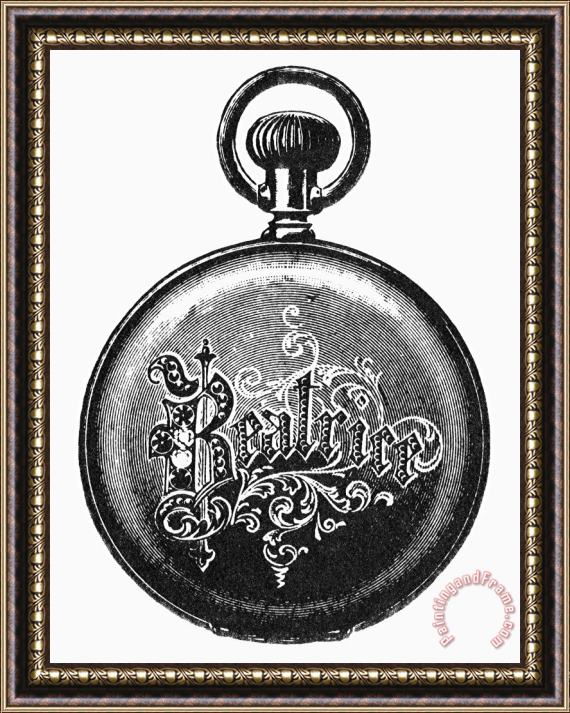 Others POCKET WATCH, 19th CENTURY Framed Painting