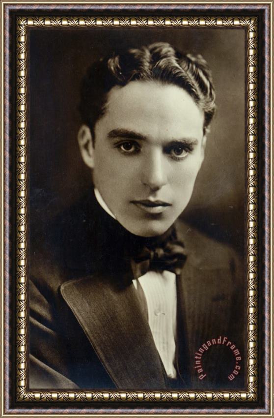 Others Portrait Of Charlie Chaplin Framed Print