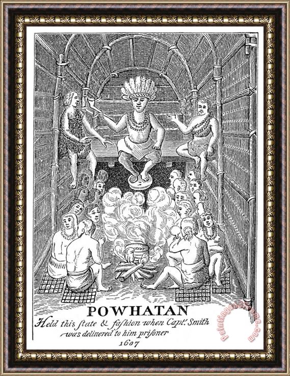 Others Powhatan (1547-1618) Framed Print